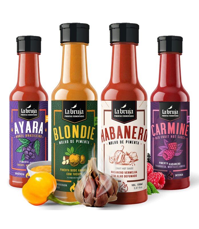 Tasting Set Tradicional - Pimentas Fermentadas LaBruja